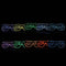 LED Flashing Sunglasses EL Wire Glasses Glow Party Nightculb Festival Eyewear