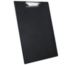 Deli 9224 A4 PVC Clip Board Portable Black Writing Board Clipboard Office School Meeting Accessories With Metal Clip