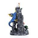 Backflow Incense Burner Resin Dragon Censer Holder + Cone Home Decor 13.5x22.5cm