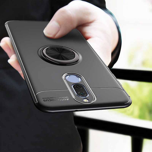 For Xiaomi Redmi 8 Case Bakeey 360 Rotating Magnetic Ring Holder Soft TPU Shockproof Protective Case