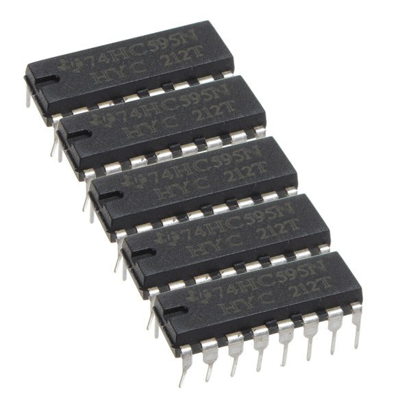 75pcs SN74HC595N 74HC595 74HC595N HC595 DIP-16 8 Bit Shift Register IC