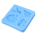 3D Christmas New Year House Silicone Fondant Mould Baking Chocolate Sugarcraft