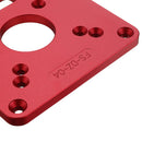 Woodworking 120x120mm Aluminum Alloy Router Table Insert Plate Mounting Base Plate for MAKITA RT0700C WORX Aoben