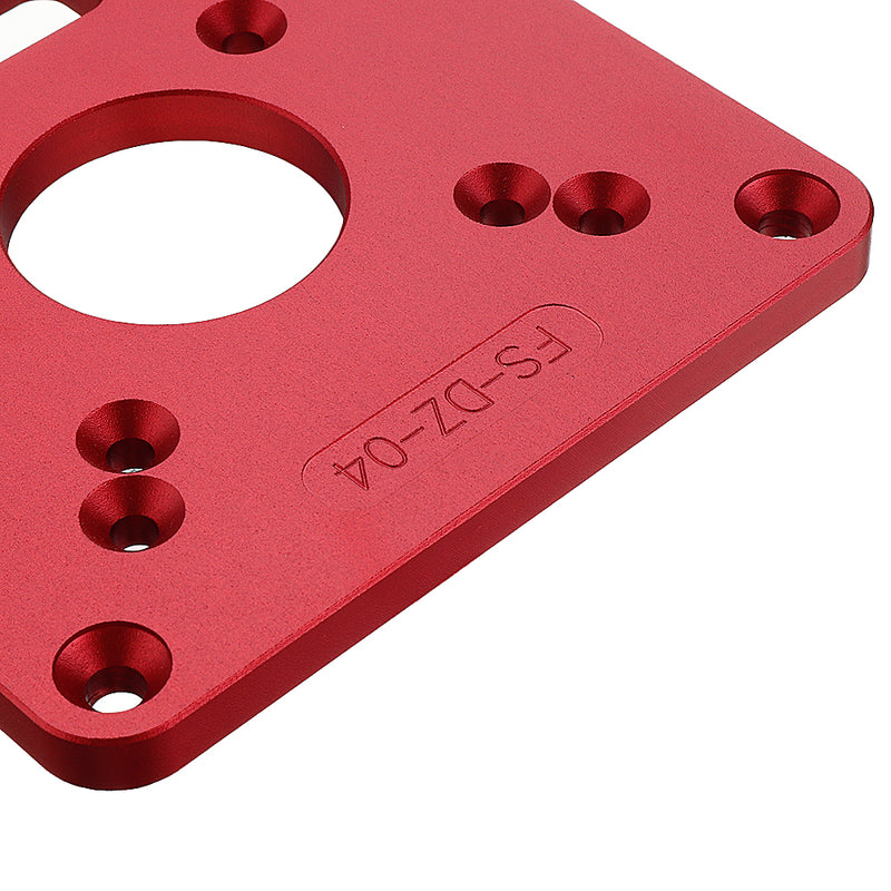 Woodworking 120x120mm Aluminum Alloy Router Table Insert Plate Mounting Base Plate for MAKITA RT0700C WORX Aoben