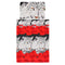 2PCS 3D Leopard Rose Printed Duvet Cover Pillow Cases Quilt Bedding Sets Twin Bed