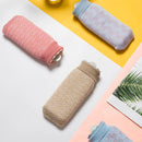 Silicone Hot Water Bottle Water Injection Heating Bag Mini Hand Warmer With Knit Cover