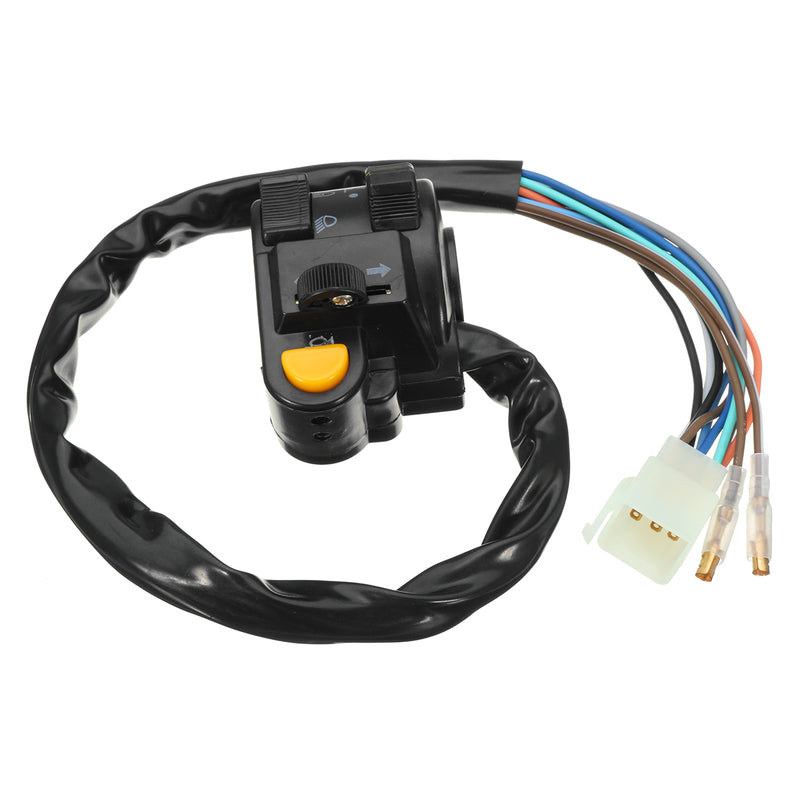 7/8inch 22mm Left Motorcycle Handlebar Horn Turn Signals Headlight Switch Control