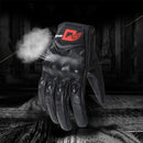 GHOST RACING Motocross Racing Leather Gloves Motorcycle Protective Gear Goatskin Touchscreen Men Women