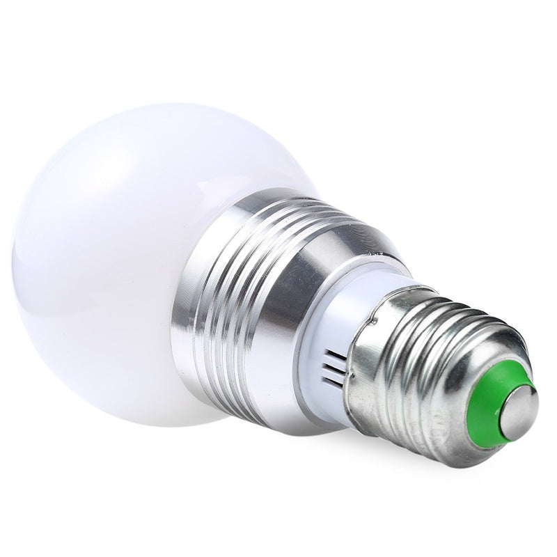 Dimmable 3W E27 LED RGB Magic Light Bulb 16 Colors Changing with Remote Control AC85-265V