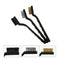 Copper Wire/ Iron Wire/Nylon Wire Toothbrush Nozzle Heated Bed Cleaning Brush Three-Piece/Set for 3D Printer Part