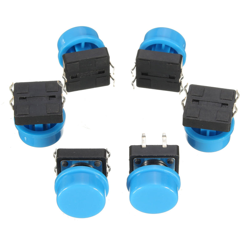 20Pcs Tactile Push Button Switch Momentary Tact Caps