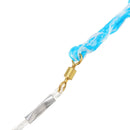 ZANLURE 2.4m/7.9ft Colorful Hand Throw Fishing Casting Net Cast Spin Bait Hollow Sinker Dense Mesh
