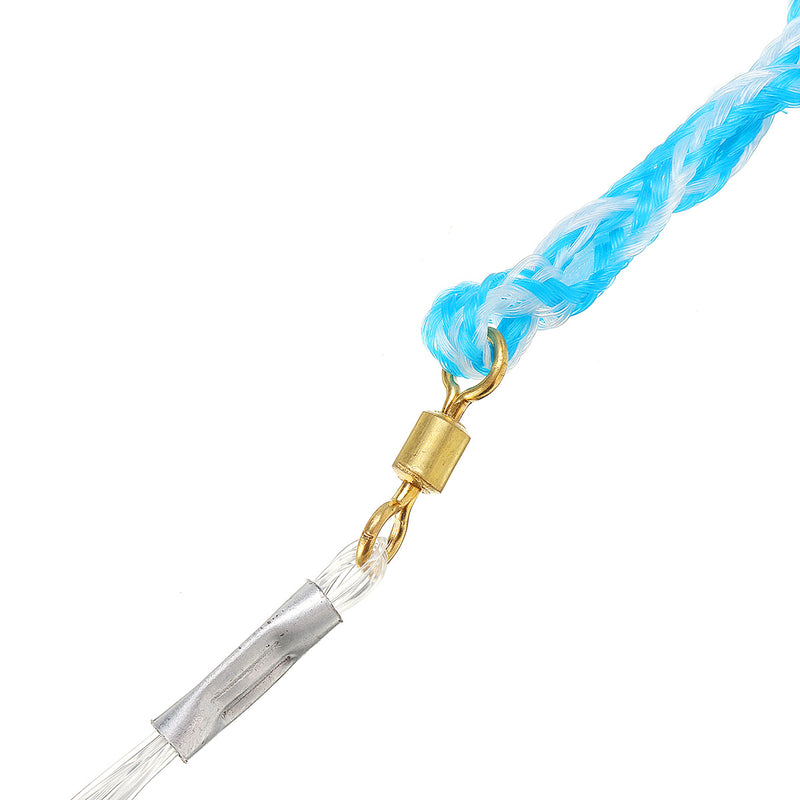 ZANLURE 2.4m/7.9ft Colorful Hand Throw Fishing Casting Net Cast Spin Bait Hollow Sinker Dense Mesh