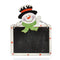 Mini Cartoon Christmas Hanging Chalkboard Message Board Sticks Clips Wall Door Decorations