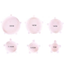 6Pcs/set Silicone Stretch Suction Lids Reusable Cover Pan Bowl Stopper Kitchen Storage Container