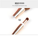 Multifunctional 2-in-1 Nylon Wool Plating Plastic Handle Brush Eye Shadow Makeup Brushes