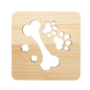 USB Wood Table Bone Night Light Desk Bedside Warm White Lamp Bedroom Home Decor