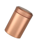Mini Round Pocket Tea Tin Metal Canisters Container Sugar Coffee Storage Box Jar Parts Storage Box