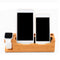 Multi-function Wooden Desktop USB Charging Stand Holder for iWatch iPhone Smartphone Tablet