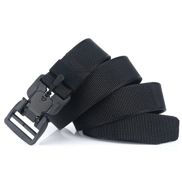 AWMN MB19 125cm x 3.8cm Military Tactical Belt Adjustable Nylon Belt Waist Belt Polyester Magnetic Buckle
