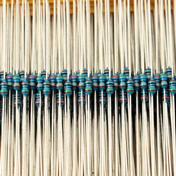 2425Pcs 1% 1/8W 0.125W Metal Film Resistor 97 Value Assortment Kit 1R~1M Range