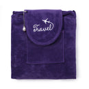 Oxford Cloth Velvet Lazy Bundle Mouth Drawstring Cosmetic Bag Large Capacity Wash Bag
