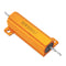 RX24 50W 500R 500RJ Metal Aluminum Case High Power Resistor Golden Metal Shell Case Heatsink Resistance Resistor