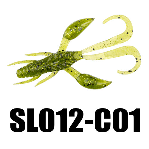 SeaKnight SL012 6pcs/bag 6.2g 85mm 3.4in Soft Fishing Lure Soft Shrimp Lure Fishing Bait
