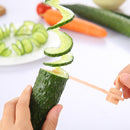 Plastic Vegetable Spiral Slicer Julienne Cutter Roll FlowerHand Cucumber Slicer Potato Roller Cutter