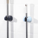 Seamless Mop Rack Free Punching Mop Clip Mop Hooks Seamless Mop Rack Free Punching Wall Hanging Mop Broom Card Holder