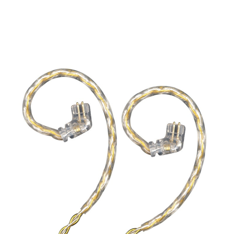 KZ Earphone Gold Silver Mixed Plated Upgrade Cable Headphones Wire for ZSN ZS10 Pro AS10 AS06 ZST ES4 ZSN Pro BA10