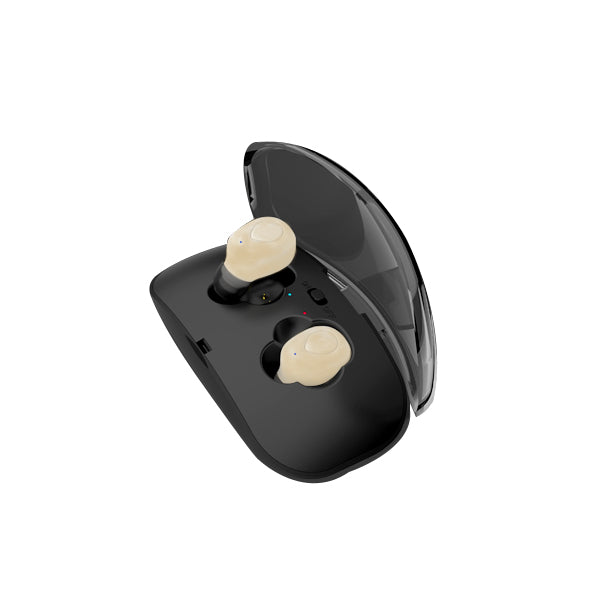 [Truly Wireless] Mini TWS Dual bluetooth Earphone Noise Cancelling Headphone with Charging Box