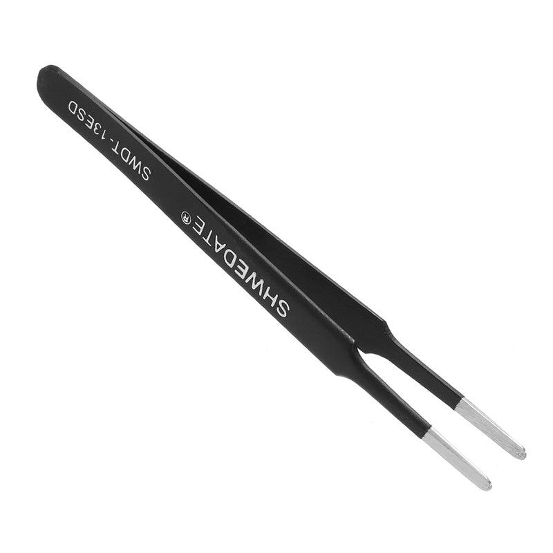 SWDT-13ESD Precision Anti-Static Tweezer PC Phone Maintenance Tools Circular Flat Head