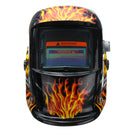 Solar Auto Darkening Welding Helmet Tig Mask Grinding Welding Mask Yellow Skeleton Chain Pattern