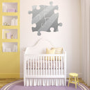 4Pcs 3D Puzzle Mirrors Wall Sticker Modern Art DIY Home Room Decorations