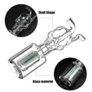 Modern Design 100MM Green Glass Skull Smoking Water Pipe Durable