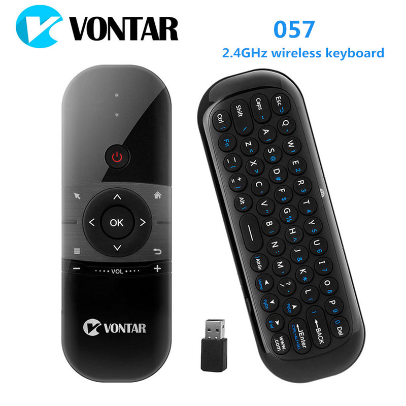 VONTAR 057 45 Keys Wireless Air Mouse Infrared Remote Control Learning Function Air Mouse with Gyroscope for Windows Android TV Box PC