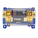 F208 Car Voltage Display 1 in 1 Out 80A Digital ANL Fuse Holder