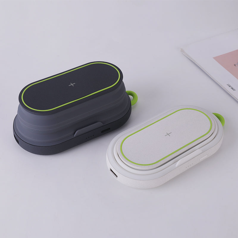 S20 10W Fast Charging Wireless Charger + 5000mAh Power Bank + Night Light + Mobile Phone Holder for iPhone Xiaomi Phone Charger
