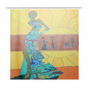 Shower Curtain Polyester Bathroom Shower Curtain Decor Waterproof Bathroom Decor with Hooks