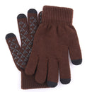YOINS Winter Knit Gloves for Men Women Touch Screen Anti-Slip Warm Wool Lining Finger Gloves