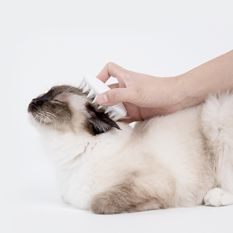PETKIT Pet Cat Grooming Massage Device Brush from Xiaomi Youpin Comb Silicon with Soft Rubber Bristles Tool Hair Removal Brush Comb for Dogs Cat