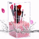 Acrylic Clear Container Dustproof Makeup Case Box Cosmetic Storage Holder Organizer Brush