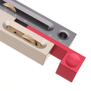 Drillpro Table Saw Slot Adjuster Mortise and Tenon Tool Woodworking Movable Measuring Block