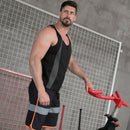 Men's Neoprene Vest Sauna Suit Shaped Vest Heat Sweat Increase Energy Consumption Keep Fit Fitness Shirt With Zipper