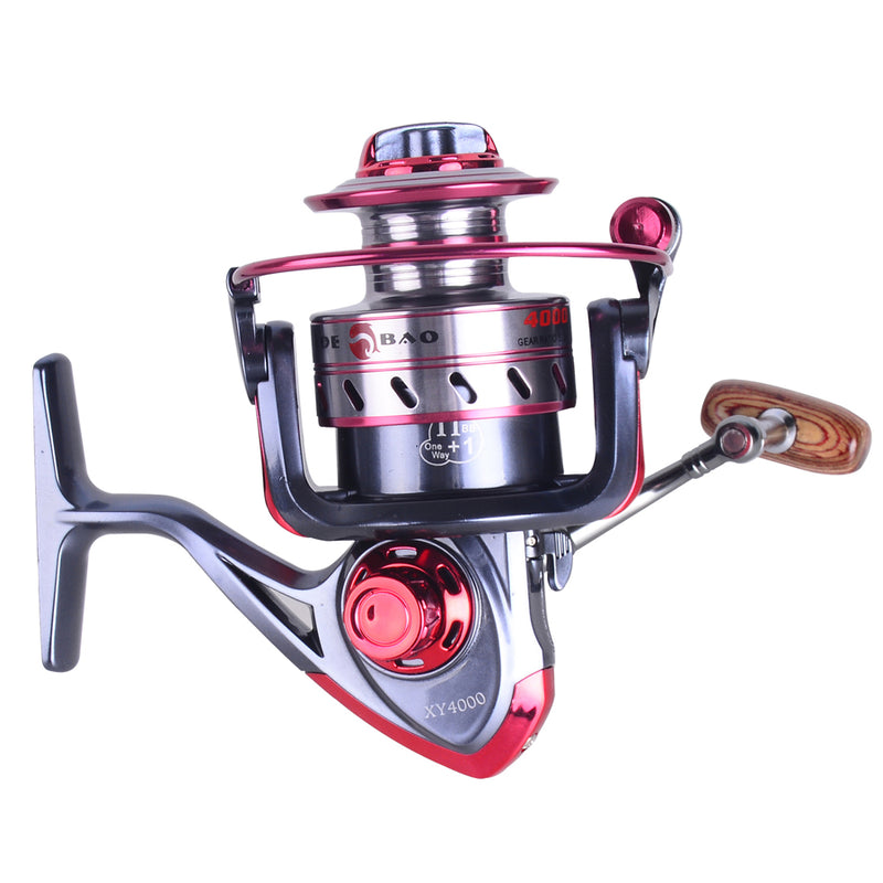 ZANLURE XY3000-5000 5.2/4.9:1 11+1BB Fishing Reel Hand Orientation Exchangable Spinning Wheel