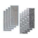 10pcs Replacements for iRobot m6 Vacuum Cleaner Parts Accessories 4*Wet Rag 6*Dry Rag