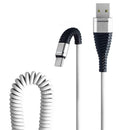 Bakeey 2.4A Spring Micro USB Type C Fast Charging Data Cable For Huawei P30 Pro Mate 30 5G Xiaomi 9Pro Redmi K20 Pro K30 S10+ Note 10 5G