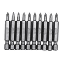 BROPPE 10Pcs Magnetic Phillips Screwdriver Bits PH0/PH1/PH2/PH4 1/4 Inch Hex Shank Screwdriver Set