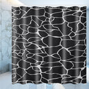 Marble Shower Curtain Waterproof Bathroom Bath Mat Set Rug Toilet Lid Covers A Shower Curtain